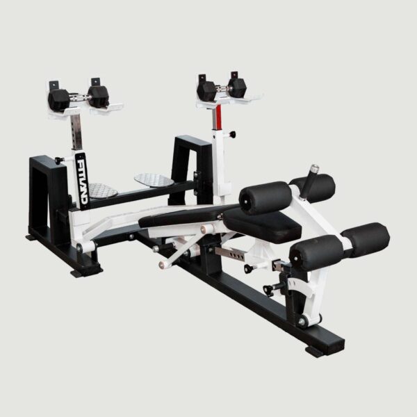 BANCO PRESS TOTAL CON SOPORTE PARA MANCUERNAS - Imagen 1